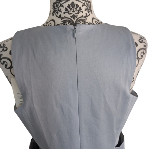 ba&sh Jolia Dress Coquette NYE Women 8 L Blue Cut Out Sleeveless New With Tags - Picture 8 of 15